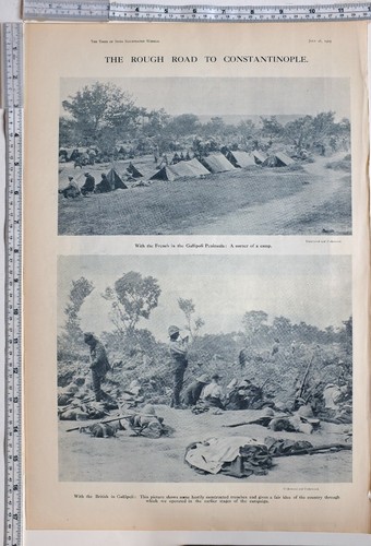 1915 indien aufdruck - aufdruck, ww1