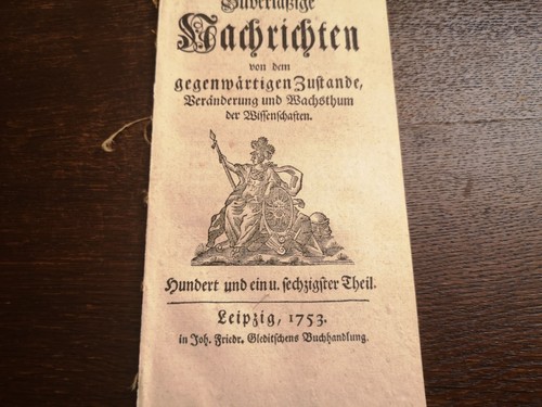 1753 zeitung corsini - 1753,