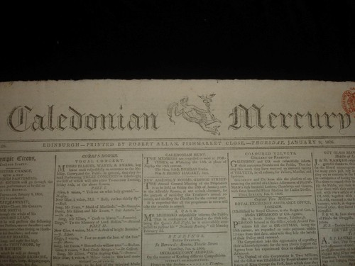 1806 caledonian mercury antike - caledonian,