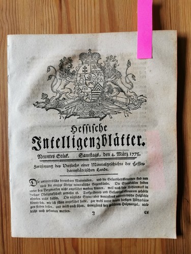 1775 zeitung bergbau - zeitung, 9