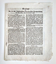 Beilage des hamburgischen